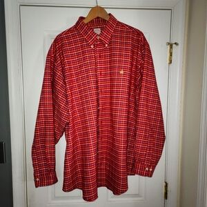 Brooks  Brothers plaid oxford